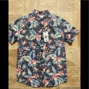 Denim Flower dress shirt